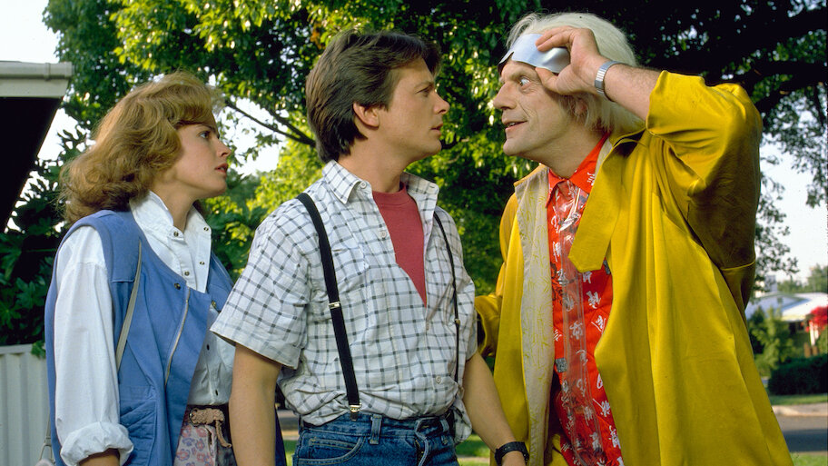 Back to the Future Part II backdrop